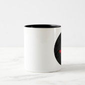 黒猫 ツートーンマグカップ (中央)