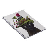 黒猫(ティーポットとフクロウ) ノートブック (右側)