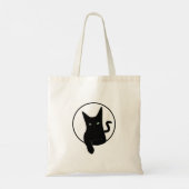 黒猫 トートバッグ (裏面)