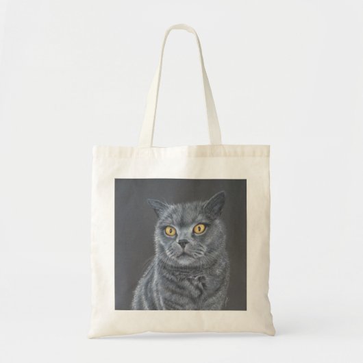 黒猫 トートバッグ (正面)