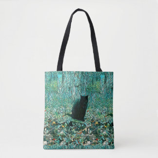 黒猫 トートバッグ