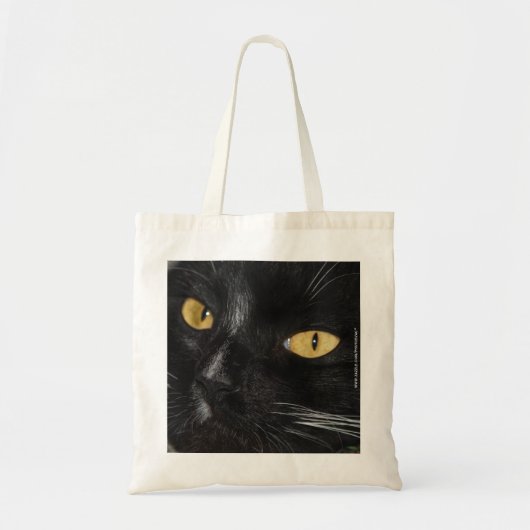 黒猫 トートバッグ (正面)