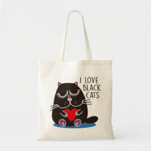 黒猫 トートバッグ