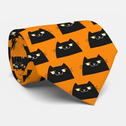 黒猫 ネクタイ (ロール)