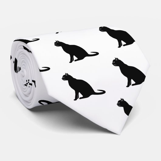 黒猫 ネクタイ (ロール)