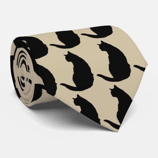 黒猫 ネクタイ (ロール)
