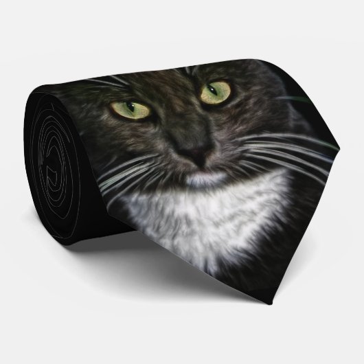 黒猫 ネクタイ (ロール)