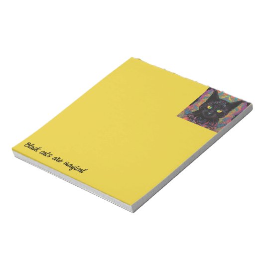 黒猫 ノートパッド (回転)