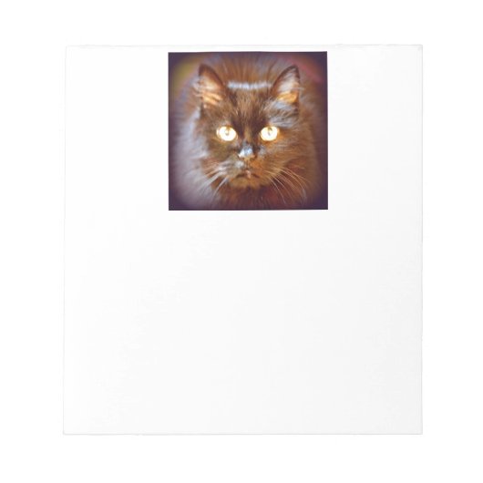 黒猫 ノートパッド (正面)