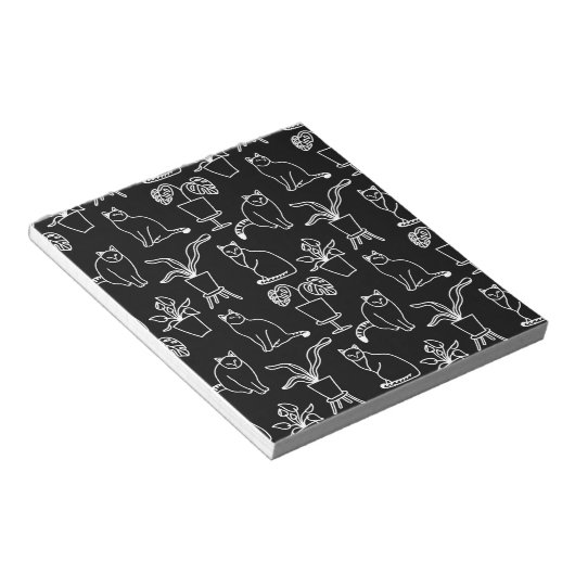 黒猫 ノートパッド (アングル)