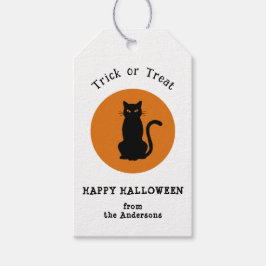 黒猫 ハロウィン トリック・オア・トリート お菓子 プレゼント タグ