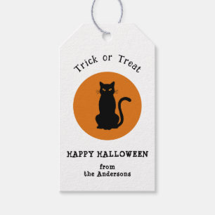 黒猫 ハロウィン トリック・オア・トリート お菓子 プレゼント タグ
