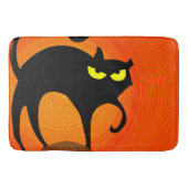 黒猫 バスマット (正面)