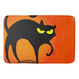 黒猫 バスマット