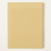 黒猫、バラ、蝶 プランナー手帳 (裏面)