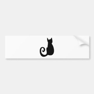 黒猫 バンパーステッカー