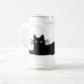 黒猫 ビールジョッキ (正面左)