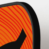 黒猫 ピックルボールラケット (左詳細)