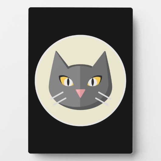 黒猫 フォトプラーク (正面)