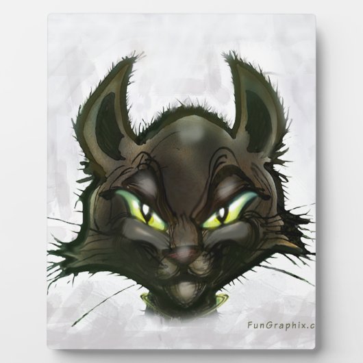 黒猫 フォトプラーク (正面)