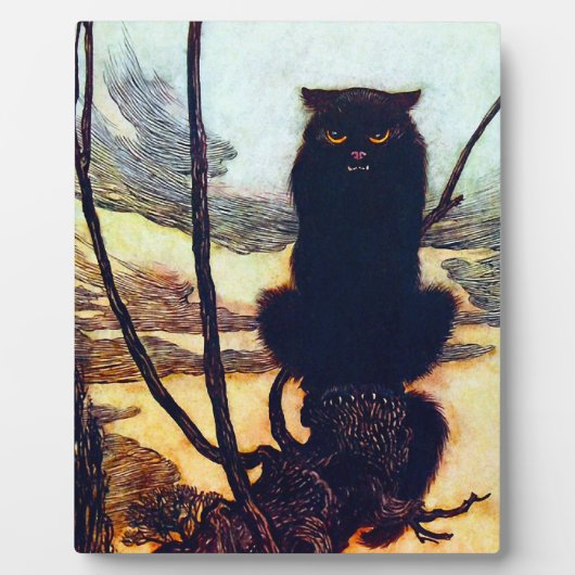 黒猫 フォトプラーク (正面)