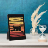 黒猫 フォトプラーク (側面)