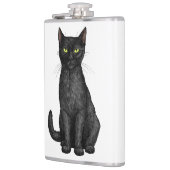 黒猫 フラスク (左)