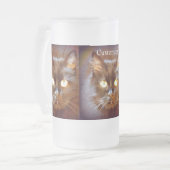 黒猫 フロストグラスビールジョッキ (正面左)