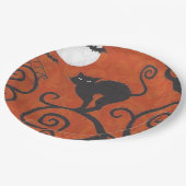 黒猫 ペーパープレート (アングル)