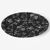 黒猫 ペーパープレート (アングル)