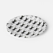 黒猫 ペーパープレート (アングル)