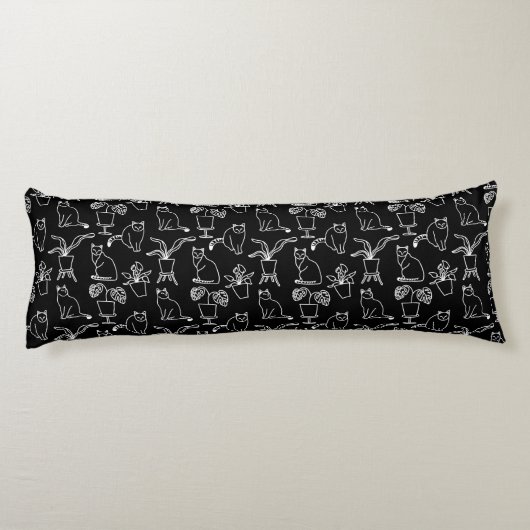 黒猫 ボディピロー (裏面)