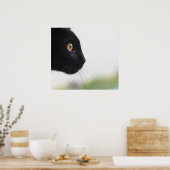 黒猫 ポスター (キッチン)