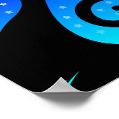 黒猫 ポスター (角)