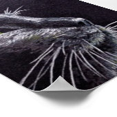 黒猫 ポスター (角)