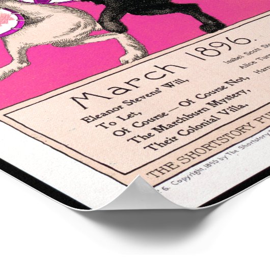 黒猫 ポスター (角)