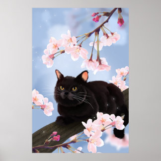 黒猫 ポスター