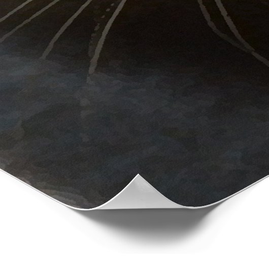 黒猫 ポスター (角)