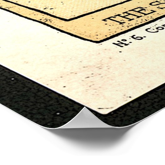 黒猫 ポスター (角)