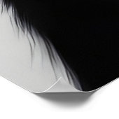 黒猫 ポスター (角)