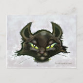 黒猫 ポストカード (正面)