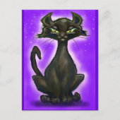 黒猫 ポストカード (正面)