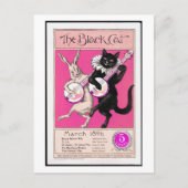 黒猫 ポストカード (正面)