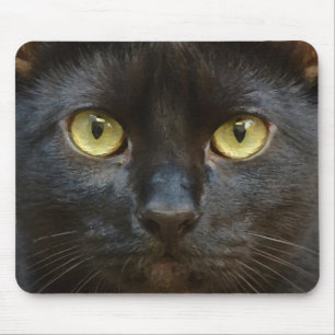 黒猫 マウスパッド