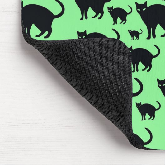 黒猫 マウスパッド (コーナー)