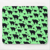 黒猫 マウスパッド (正面)