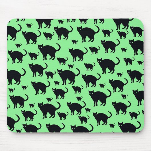 黒猫 マウスパッド (正面)