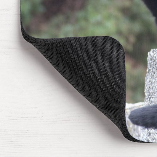 黒猫 マウスパッド (コーナー)