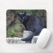 黒猫 マウスパッド (マウス)