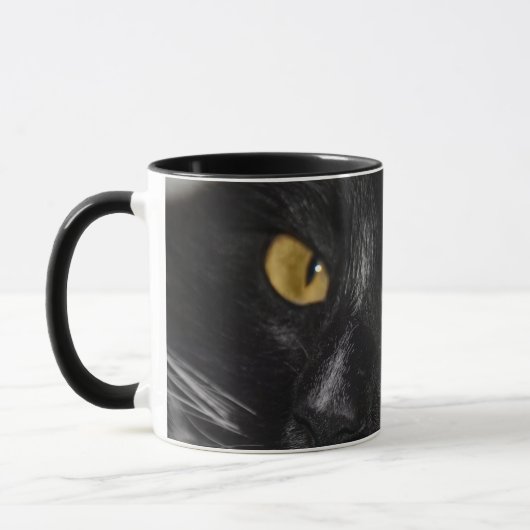 黒猫 マグカップ (左)